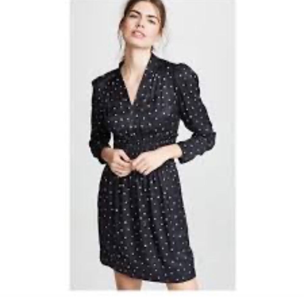 Rebecca Taylor Patterned Smocked Dress size 4